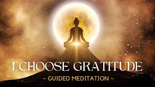 I AM GRATEFUL  Guided Gratitude Meditation powerful [upl. by Elleirua]