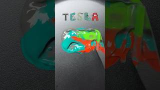 Guess the mixed color of Tesla colormixing satisfying tesla sharkzhan [upl. by Demahom]