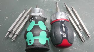 FACOM ATCLS14PB  Ratchet Stubby Screwdriver  PROTWIST [upl. by Nerat588]