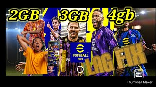 How to fix lag in Efootball 2023 mobile on android [upl. by Ettedualc]