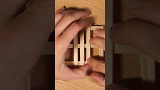 Making a Miniature Wood Pallet miniature craft [upl. by Newfeld]