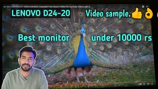 Lenovo 238 inch Full HD VA Panel 3Side Near Edgeless with TUV Eye Care Monitor D2420 [upl. by Melanie]