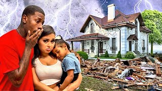 TORNADO DAMAGED OUR DREAM HOME 💔 [upl. by Aisilef]