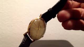 Wega incabloc 17 Jewels vintage Watch [upl. by Radek]