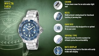 Invicta Pro diver Model 16036 [upl. by Melisande]