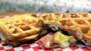 How to make waffle iron sandwiches  Chef Cristian Feher on Daytime Show [upl. by Melia]