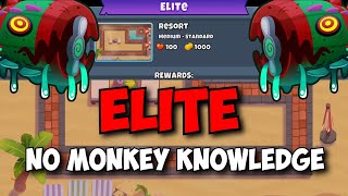 BTD6 Bloonarius Elite Tutorial  No Monkey Knowledge  on Resort [upl. by Eatnuahs]