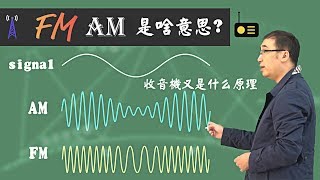 FM和AM是啥意思？收音机是咋收到音乐的？李永乐老师讲广播信号传输 [upl. by Eelsel]