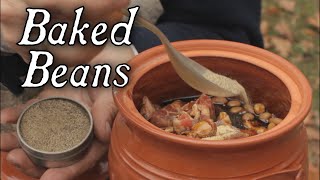 Baked Beans  18th Century Cooking [upl. by Sophey]