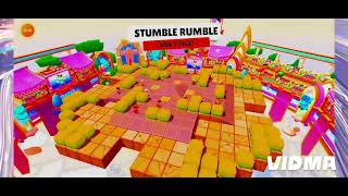 noob vs pro mequot Fighting in stumble guys ⚔ stumble guys gameplay3 [upl. by Ahsaekal]