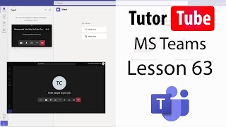 Microsoft Teams  Lesson 63  Giving Screen Control [upl. by Teilo]