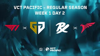 中文 T1 vs GEN  PRX vs TLN  VCT Pacific  例行賽  Week 1 Day 2 [upl. by Norrv]