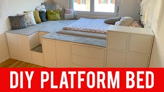 IKEA DIY HACK  Platform Bed [upl. by Louisette47]