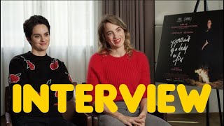 Noemie Merlant and Adele Haenel Interview for Portrait Of A Lady On Fire 2020 [upl. by Niela]