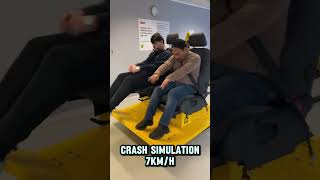 Car Crash Test 5kmh MrTraffiQ Driving school Trafikkskole For educational purposes only [upl. by Aniuqaoj290]