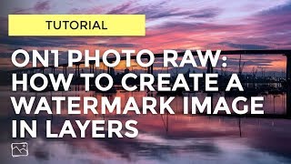 ON1 Tutorial  How To Create A Watermark Image [upl. by Gasper]