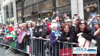 New York Bill de Blasio alla Columbus Day Parade 2014 [upl. by Mabel29]