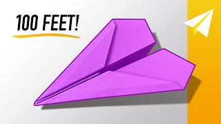 EASY Paper Airplane that Flies OVER 100 Feet How to Make Viper by Contest Winner Aiden Dominguez [upl. by Medeah]