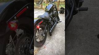 Bassani ProStreet Exhaust 2019 Harley Street Bob 107 Cold Start [upl. by Ardnazxela]