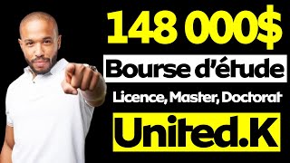 Bourse détude supérieur au Royaume Unis pour étudiant étranger Entièrement financé [upl. by Akkahs]