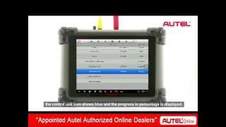 How to use ECU programming on Autel Maxisys Pro [upl. by Rezzani]