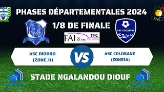 🔴Direct 1MT ASC COLOBANE ZONE1A VS ASC DIOUBO ZONE11 [upl. by Itnahs446]