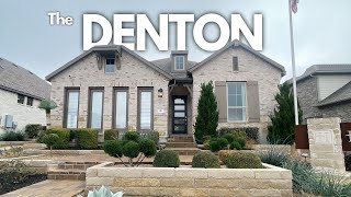 Inside the Denton Plan by Highland Homes in 6 Creeks  Kyle TX [upl. by Oemor]