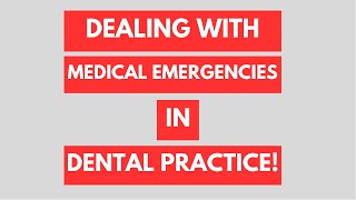 All You Need to Know About Management of Medical Emergencies in Dental Practice [upl. by Lewls]