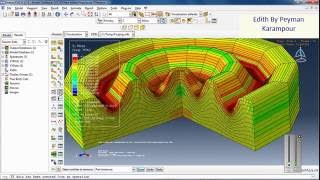 simulation axisymmetric forging in Abaqus [upl. by Aikal359]