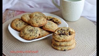 Cookies Americani con gocce di cioccolato Perfect Chocolate Chip Cookies [upl. by Tamis]