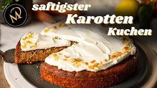 Morotskaka  saftigster Karottenkuchen aus Schweden mit Frischkäse Frosting [upl. by Sset]