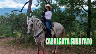 A TODO GALOPE CON ZULEMA FERRER CABALGATA SURUTATO [upl. by Ham]