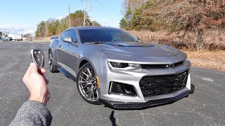 2023 Chevrolet Camaro ZL1 Start Up Exhaust Walkaround Test Drive and Review [upl. by Orimar]