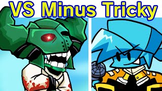 Friday Night Funkin VS Minus Tricky Week  Cutscenes FNF ModHard  Tricky 20 Mod but Madness [upl. by Ehsrop]