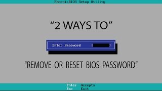 How to remove or reset bios password 100 working [upl. by Lenad234]