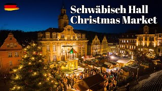 🇩🇪 Schwäbisch Hall Germany  Europes Most Beautiful Christmas Markets 🎄 [upl. by Ynar]