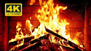 🔥 Cozy Fireplace 4K 12 HOURS Fireplace with Crackling Fire Sounds Fireplace Burning 4K [upl. by Llecrad]