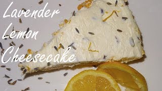 No Bake Cheesecake  Lavender Lemon Cheesecake No Bake [upl. by Clite]