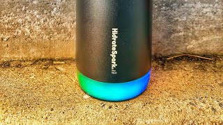 A Smart Water Bottle  HidrateSpark Pro STEEL Bottle  Unboxing amp Set Up Process [upl. by Solotsopa]