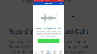 SpoofCard  change voice in the call add background noise  app overview [upl. by Lilias]