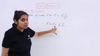 Class 12th  Projection of Vectors  Vector Algebra  Tutorials Point [upl. by Ojahtnamas]