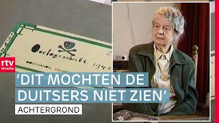 To had geheime dagboeken over de Duitsers Heel gevaarlijk  Nostalgie  RTV Drenthe [upl. by Akeimat875]