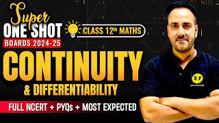 Continuity amp Differentiability One Shot 202425 Full NCERT with PYQs  Class 12th Maths Ushank Sir [upl. by Aicenek]