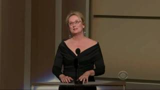 HD Meryl Streep Salutes Robert De Niro  Kennedy Center Honors 2009 [upl. by Joete]