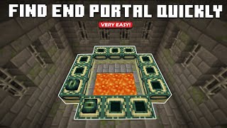 How to Find End Portal in Minecraft All Versions  TUTORIAL [upl. by Eseilenna33]