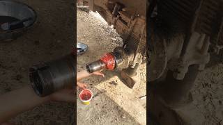 Tractor trolley bairing repairing 🛠process shorts viral video [upl. by Amaerd]