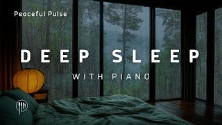 Soft Rain Outside the Bedroom amp Peaceful Piano  Relaxing Music Relieves Stress Anxiety and Sleep [upl. by Socem615]