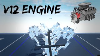 V12 Stationary Engine  Plane Crazy Simple Engineering [upl. by Neirol421]