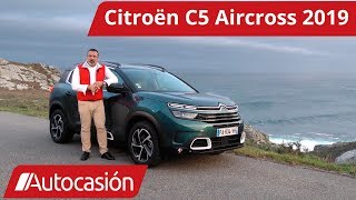 Citroën C5 Aircross Shine 20 HDi 2019  Prueba  Test  Review en español  Autocasión [upl. by Fortin]