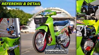 HONDA WAVE R 125 GREEN SILVER THAILAND [upl. by Tallu]